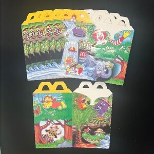 McDonald's Colorful Happy Meal Box Collection